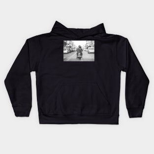 Scooter on Smith Street Kids Hoodie